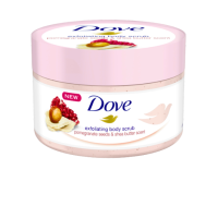 DOVE POMEGRANATE SEEDS & SHEA BUTTER SCENT EXFOLIATING BODY SCRUB - 225 ML